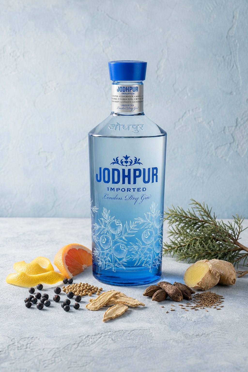 Jodhpur London Dry a výběr botanicals